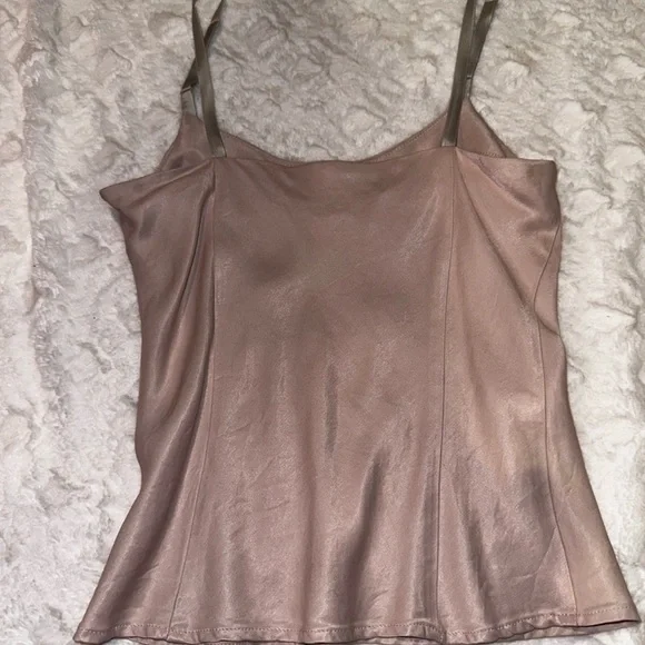 Express Pink Taupe Swooped Neck Tank Top - XS - Picture 5 of 5